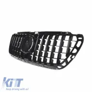 Front Grille suitable for Mercedes-Benz Sprinter W907 18-26 GT A Design Panamericana Look Black 1 Pc-image-6324755