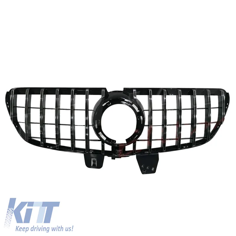 Front Grille suitable for Mercedes-Benz V-Class W447 Facelift 2020+ GT A Design Panamericana Look Black/Chrome 1 Pc