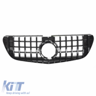 Front Grille suitable for Mercedes-Benz Vito W447 Facelift 19-23 GT A Design Panamericana Look Gloss Black 1 Pc