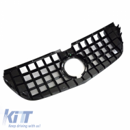 Front Grille suitable for Mercedes-Benz Vito W447 Facelift 19-23 GT A Design Panamericana Look Gloss Black 1 Pc