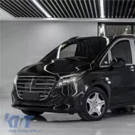 Front Grille suitable for Mercedes-Benz Vito W447 / W448 24+ A Design Look Chrome/Black 1 Pc-image-6324404