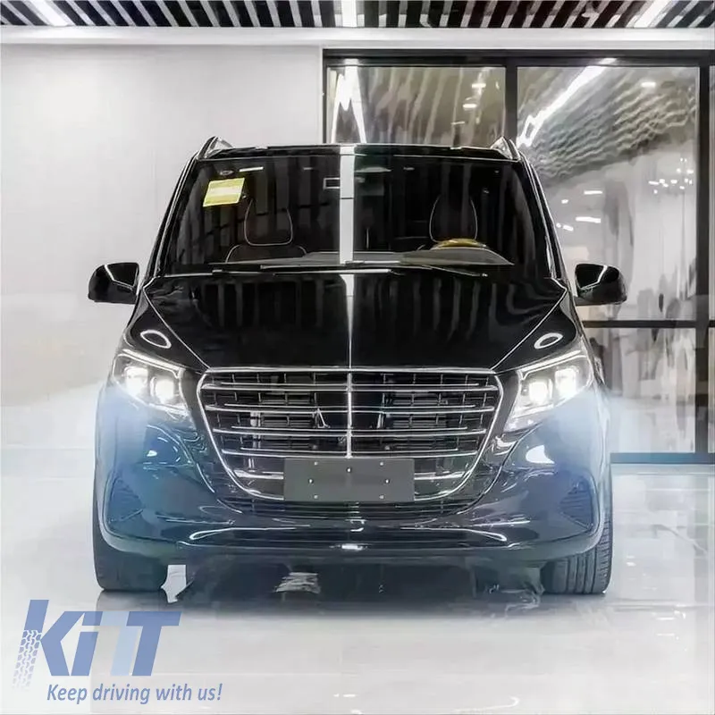 Front Grille suitable for Mercedes-Benz Vito W447 / W448 24+ A Design Look Chrome/Black 1 Pc