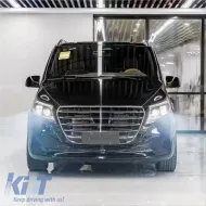 Front Grille suitable for Mercedes-Benz Vito W447 / W448 24+ A Design Look Chrome/Black 1 Pc-image-6324901