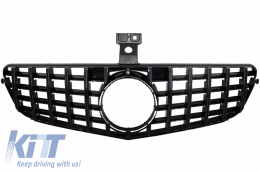 Front Grille suitable for Mercedes C-Class C63 Design W204 S204 Limousine Station Wagon (2007-2014) GT-R Panamericana Design Black - FGMBW204GTRB