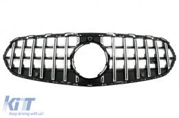 Front Grille suitable for Mercedes C-Class W206 Sedan S206 T-Modell (2021-Up) GT-R Panamericana Design Chrome