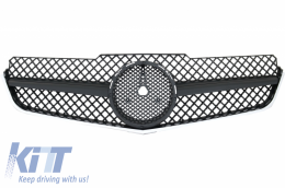 Front Grille suitable for Mercedes E-Class C207 W207 A207 (2009-2012) Coupe Cabrio SL-Look Black - FGMBC207BSL