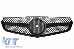 Front Grille suitable for MERCEDES E-Class C207 W207 A207 (2009-2012) Coupe Cabrio SL-Look All Black