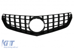 Front Grille suitable for Mercedes E-Class C207 W207 A207 Pre Facelift (2009-2012) Coupe Cabrio GTR Look Black