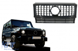 Front Grille suitable for Mercedes G-Class W463 (1990-2014) New G63 GT-R Panamericana Design - FGMBW463GTR