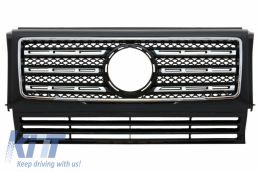 Front Grille suitable for Mercedes G-Class W463 (1990-2012) GLS 63 Exclusive Design - FGMBW463AMGNB