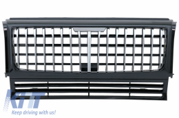 Front Grille suitable for Mercedes G-Class W463 (1990-2014) GT-R Panamericana Vertical Exclusive Design Chrome - FGMBW463MGTRCCN