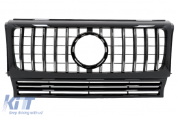 Front Grille suitable for Mercedes G-Class W463 (1990-2014) New G63 GT-R Panamericana Design - FGMBW463GTRF