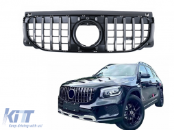 Front Grille suitable for Mercedes GLB-Class X247 Facelift Standard (07.2023-2026) GT-R Panamericana Design - FGMBX247GTRN