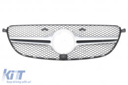 Front Grille suitable for Mercedes GLE SUV W166 GLE Coupe C292 (2015-2019) with GLE63 Bumper - FGMBW166AMGAP