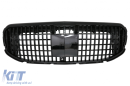 Front Grille suitable for Mercedes GLS SUV X167 (2019-2023) M-Design Black - FGMBX167MBHB