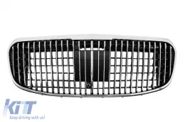 image-61-Front Grille suitable for Mercedes GLS SUV X167 Facelift (2023-up) M-Design Chrome