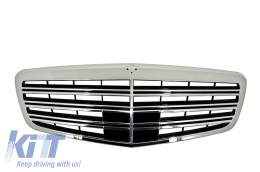 Front Grille suitable for Mercedes S-Class W221 Facelift (2010-2013) S63 S65 Design - FGMBW221AMG