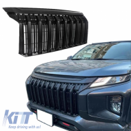 Front Grille suitable for Mitsubishi L200 2019+ Black Mat