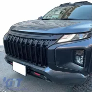 Front Grille suitable for Mitsubishi L200 2019+ Black Mat-image-6314142
