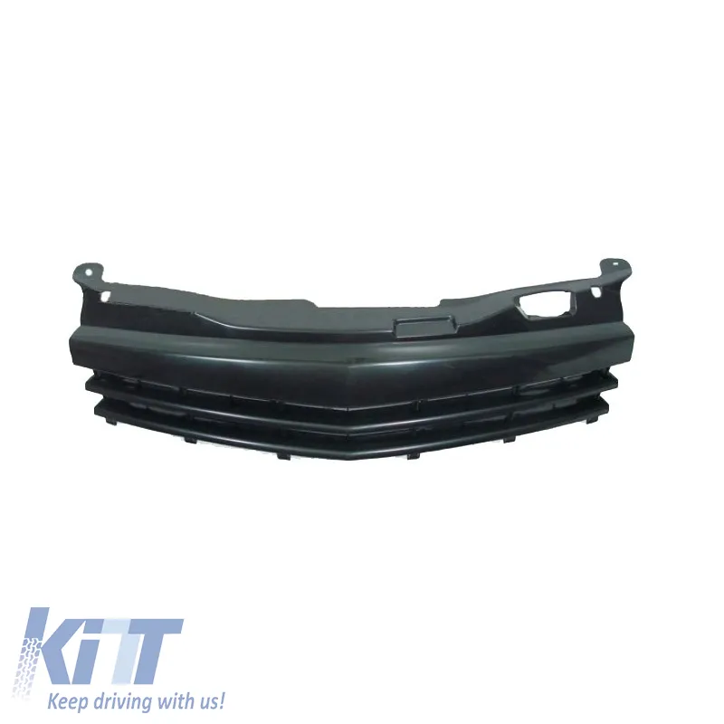 Front Grille suitable for Opel Astra H 3D GTC 07-10 Badgeless Mat Black 1 Pc