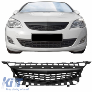 Front Grille suitable for Opel Astra J 5D 09-12 Honeycomb Badgeless Black 1pc