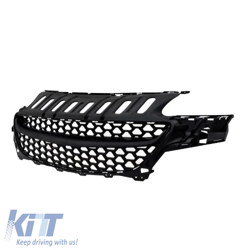 Front Grille suitable for Opel Corsa E 14-19 Honeycomb Mat Black 1pc