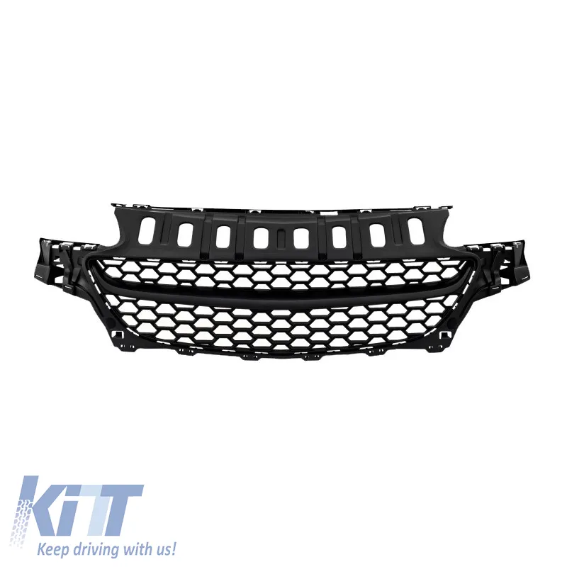 Front Grille suitable for Opel Corsa E 14-19 Honeycomb Mat Black 1pc