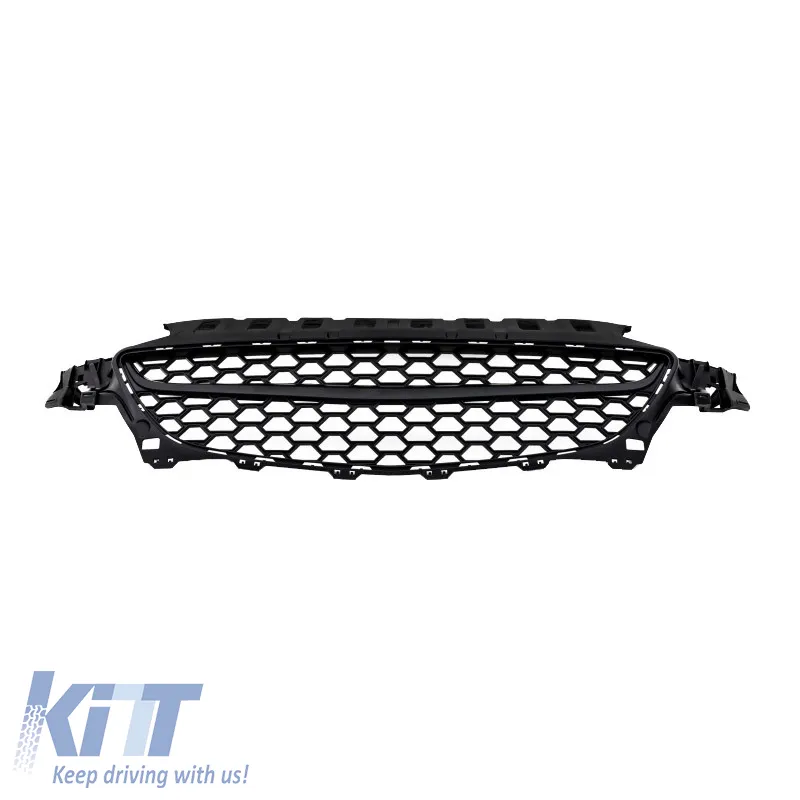 Front Grille suitable for Opel Corsa E 14-19 Honeycomb Mat Black 1pc