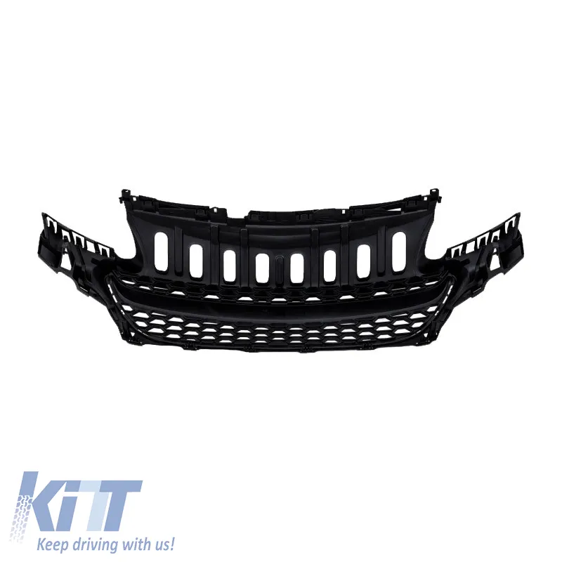 Front Grille suitable for Opel Corsa E 14-19 Honeycomb Mat Black 1pc