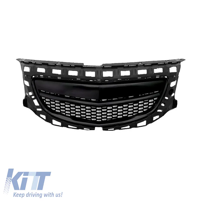 Front Grille suitable for Opel Insignia 08-13 Badgeless Black 1 Pc