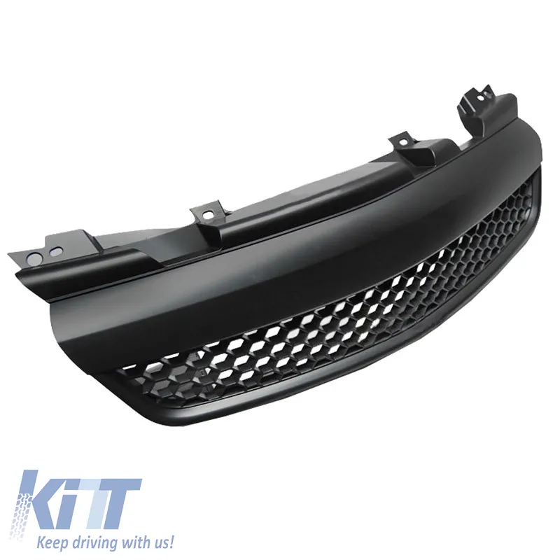 Front Grille suitable for Opel Zafira B 05-08 Honeycomb Badgeless Mat Black 1Pc