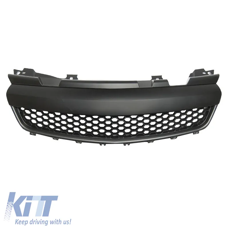 Front Grille suitable for Opel Zafira B 05-08 Honeycomb Badgeless Mat Black 1Pc