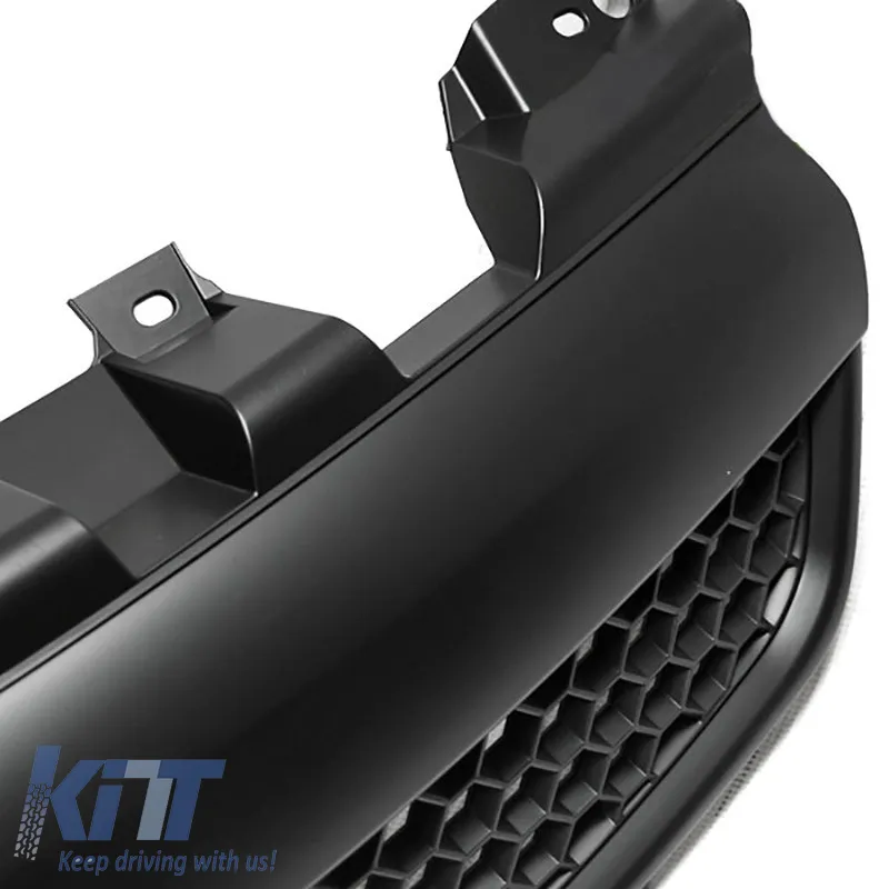 Front Grille suitable for Opel Zafira B 05-08 Honeycomb Badgeless Mat Black 1Pc