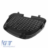 Front Grille suitable for Seat Leon 1P / Altea 09-13 Honeycomb Badgeless Black 1pc-image-6295853