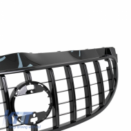 Front Grille suitable for Smart ForFour W453 (2014-2019) GT A Design Panamericana Look Glossy Black 1 Pc