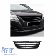Front Grille suitable for Tiguan mk1 07-11 R Look Black Mat With 2 Double Grilles 1 Pc