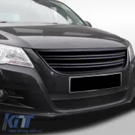 Front Grille suitable for Tiguan mk1 07-11 R Look Black Mat With 2 Double Grilles 1 Pc-image-6325828