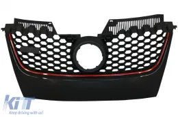 image-10-Front Grille suitable for VW Golf 5 V (2003-2007) GTI Design