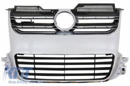 Front Grille suitable for VW Golf 5 V (2003-2009) R32 Design Chrome