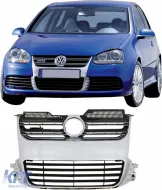 image-18-Front Grille suitable for VW Golf 5 V (2003-2009) R32 Design Chrome