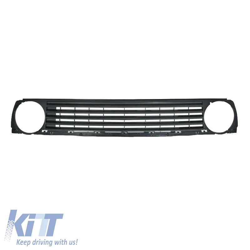 Front Grille suitable for VW Golf I (1) 74-83 Badgeless Black 1 Pc