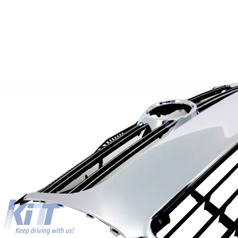 Front Grille suitable for VW Golf V (5) 03-08 R32 Look Chrome 1 Pc