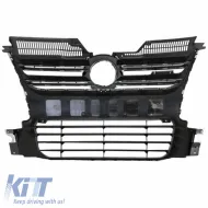 Front Grille suitable for VW Golf V (5) 03-08 R32 Look Chrome 1 Pc-image-6302575