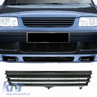 image-3-Front Grille suitable for VW Polo 6N2 99-01 Badgeless Black 1 Pc