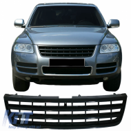 Front Grille suitable for VW Touareg 7L 02-06 Badgeless Black 1 Pc