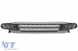 Front Grille with LED Headlights Bi-Xenon Look suitable for Toyota FJ Cruiser XJ10 (2007-2015) with Dynamic Turn Signal - HLTOFJLCXJ10