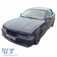 Front Grilles suitable for BMW 3 E36 96-99 M4 Look with Double Grille Glossy Black 2 Pcs-image-6295906