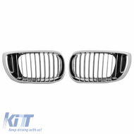 Front Grilles suitable for BMW 3 E46 02-05 Sedan/Touring Chrome 2 Pcs