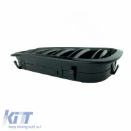 Front Grilles suitable for BMW 3 E46 03-06 Coupe/Cabrio M4 Look with Double Grille Glossy Black 2 Pcs-image-6304884