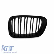 Front Grilles suitable for BMW 3 E46 99-03 Coupe/Cabrio M4 Look with Double Grille Glossy Black 2 Pcs-image-6296814